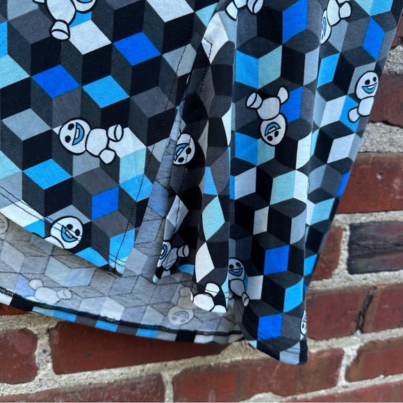 Disney Frozen Snowgies Perfect T Size L Large LuLaRoe Long Tunic T-Shirt - Picture 8 of 12